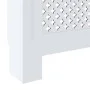 Cubierta para radiador MDF blanco 205 cm de vidaXL, Accesorios para radiadores de calefacción - Ref: Foro24-325555, Precio: 1...
