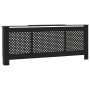 Kühlerabdeckung aus schwarzem MDF 205 cm von vidaXL, Zubehör für Heizkörper - Ref: Foro24-325556, Preis: 150,20 €, Rabatt: %