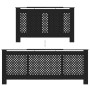 Kühlerabdeckung aus schwarzem MDF 205 cm von vidaXL, Zubehör für Heizkörper - Ref: Foro24-325556, Preis: 150,20 €, Rabatt: %