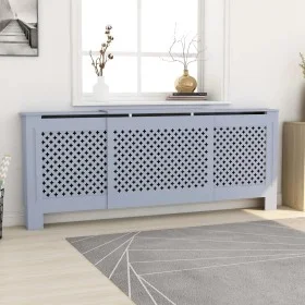 Graue MDF-Heizkörperabdeckung 205 cm von vidaXL, Zubehör für Heizkörper - Ref: Foro24-325557, Preis: 123,58 €, Rabatt: %
