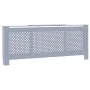 Cubierta para radiador MDF gris 205 cm de vidaXL, Accesorios para radiadores de calefacción - Ref: Foro24-325557, Precio: 123...