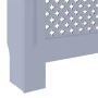 Cubierta para radiador MDF gris 205 cm de vidaXL, Accesorios para radiadores de calefacción - Ref: Foro24-325557, Precio: 123...