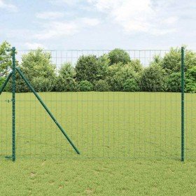Cerca Euro Verde 1.5 x 10 m Hierro recubierto de PVC