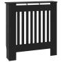 Schwarze MDF-Heizkörperabdeckung 78 cm von vidaXL, Zubehör für Heizkörper - Ref: Foro24-325560, Preis: 73,58 €, Rabatt: %