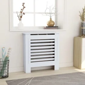 Radiator cover in white MDF 78 cm by vidaXL, Accessories for heating radiators - Ref: Foro24-325563, Price: 59,91 €, Discount: %