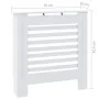 MDF weiße Heizkörperabdeckung 78 cm von vidaXL, Zubehör für Heizkörper - Ref: Foro24-325563, Preis: 59,91 €, Rabatt: %