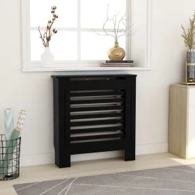 Schwarze MDF-Heizkörperabdeckung 78 cm von vidaXL, Zubehör für Heizkörper - Ref: Foro24-325564, Preis: 62,88 €, Rabatt: %