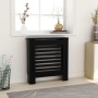 Schwarze MDF-Heizkörperabdeckung 78 cm von vidaXL, Zubehör für Heizkörper - Ref: Foro24-325564, Preis: 60,62 €, Rabatt: %