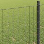Cerca Euro Gris 0.8 x 10 m Hierro recubierto de PVC