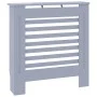 Graue MDF-Heizkörperabdeckung 78 cm von vidaXL, Zubehör für Heizkörper - Ref: Foro24-325565, Preis: 58,69 €, Rabatt: %