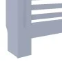 Graue MDF-Heizkörperabdeckung 78 cm von vidaXL, Zubehör für Heizkörper - Ref: Foro24-325565, Preis: 58,69 €, Rabatt: %