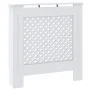 Weiße MDF-Heizkörperabdeckung 78 cm von vidaXL, Zubehör für Heizkörper - Ref: Foro24-325567, Preis: 95,89 €, Rabatt: %