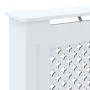 Weiße MDF-Heizkörperabdeckung 78 cm von vidaXL, Zubehör für Heizkörper - Ref: Foro24-325567, Preis: 95,89 €, Rabatt: %