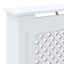 Weiße MDF-Heizkörperabdeckung 78 cm von vidaXL, Zubehör für Heizkörper - Ref: Foro24-325567, Preis: 91,17 €, Rabatt: %