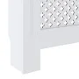 Weiße MDF-Heizkörperabdeckung 78 cm von vidaXL, Zubehör für Heizkörper - Ref: Foro24-325567, Preis: 95,89 €, Rabatt: %