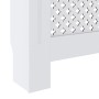 Weiße MDF-Heizkörperabdeckung 78 cm von vidaXL, Zubehör für Heizkörper - Ref: Foro24-325567, Preis: 91,17 €, Rabatt: %