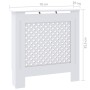 Weiße MDF-Heizkörperabdeckung 78 cm von vidaXL, Zubehör für Heizkörper - Ref: Foro24-325567, Preis: 91,17 €, Rabatt: %