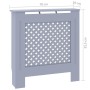 Gray MDF radiator cover 78 cm by vidaXL, Accessories for heating radiators - Ref: Foro24-325569, Price: 68,79 €, Discount: %