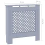 Gray MDF radiator cover 78 cm by vidaXL, Accessories for heating radiators - Ref: Foro24-325569, Price: 67,75 €, Discount: %