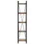 5-stufiges Regal aus massivem Recyclingholz 40x30x180 cm von vidaXL, Bücherregale und Regale - Ref: Foro24-320629, Preis: 210...