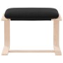 Fußhocker aus schwarzem Stoff, 51 x 41 x 40 cm von vidaXL, Osmanen - Ref: Foro24-351066, Preis: 69,94 €, Rabatt: %