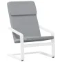 Hellgrauer Relaxsessel aus Stoff von vidaXL, Sessel - Ref: Foro24-351054, Preis: 81,05 €, Rabatt: %
