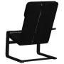 Sillón de relax de tela negro de vidaXL, Sillones - Ref: Foro24-351058, Precio: 97,36 €, Descuento: %