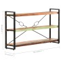 3-stufiges Regal aus recyceltem Massivholz 140x30x80 cm von vidaXL, Bücherregale und Regale - Ref: Foro24-320633, Preis: 180,...