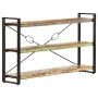 3-stufiges Regal aus recyceltem Massivholz 140x30x80 cm von vidaXL, Bücherregale und Regale - Ref: Foro24-320633, Preis: 180,...