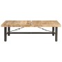 Mesa de centro de madera maciza de mango 142x90x42 cm de vidaXL, Mesas de centro - Ref: Foro24-320653, Precio: 174,07 €, Desc...