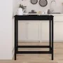 Hoher Stehtisch aus massivem schwarzem Kiefernholz 100x50x110 cm von vidaXL, Küchen- und Esstische - Ref: Foro24-822156, Prei...