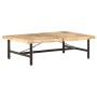 Mesa de centro de madera maciza de mango 142x90x42 cm de vidaXL, Mesas de centro - Ref: Foro24-320653, Precio: 174,07 €, Desc...
