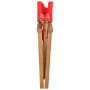 Regiestuhl aus massivem rotem Teakholz von vidaXL, Gartenstühle - Ref: Foro24-47414, Preis: 123,38 €, Rabatt: %
