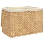 Dirty clothes basket with 3 sections water hyacinth 75x42.5x52 cm by vidaXL, Laundry baskets - Ref: Foro24-355184, Price: 103...