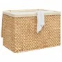 Dirty clothes basket with 3 sections water hyacinth 75x42.5x52 cm by vidaXL, Laundry baskets - Ref: Foro24-355184, Price: 103...