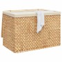 Schmutzwäschekorb mit 3 Abschnitten aus Wasserhyazinthe 75x42,5x52 cm von vidaXL, Wäschekörbe - Ref: Foro24-355184, Preis: 10...