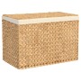 Schmutzwäschekorb mit 3 Abschnitten aus Wasserhyazinthe 75x42,5x52 cm von vidaXL, Wäschekörbe - Ref: Foro24-355184, Preis: 10...