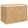 Dirty clothes basket with 3 sections water hyacinth 75x42.5x52 cm by vidaXL, Laundry baskets - Ref: Foro24-355184, Price: 103...