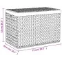 Dirty clothes basket with 3 sections water hyacinth 75x42.5x52 cm by vidaXL, Laundry baskets - Ref: Foro24-355184, Price: 103...