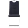 7-piece black synthetic leather dining set by vidaXL, Furniture sets for kitchens and dining rooms - Ref: Foro24-3053025, Pri...