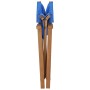 Silla de director madera maciza de teca azul