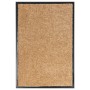 Cremefarbene waschbare Fußmatte 40x60 cm von vidaXL, Fußmatten - Ref: Foro24-323463, Preis: 23,23 €, Rabatt: %