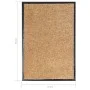 Cremefarbene waschbare Fußmatte 40x60 cm von vidaXL, Fußmatten - Ref: Foro24-323463, Preis: 22,72 €, Rabatt: %