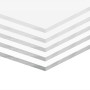 Hojas de Vidrio Acrílico 5 pcs Transparente 40 x 60 cm Acrílico