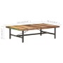 Recycled solid wood coffee table 142x90x42 cm by vidaXL, Coffee table - Ref: Foro24-320654, Price: 191,83 €, Discount: %