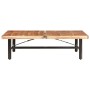 Mesa de centro de madera maciza de acacia 142x90x42 cm de vidaXL, Mesas de centro - Ref: Foro24-320655, Precio: 157,65 €, Des...