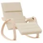 Cream fabric rocking chair by vidaXL, Rocking chairs - Ref: Foro24-351073, Price: 146,81 €, Discount: %