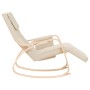 Cream fabric rocking chair by vidaXL, Rocking chairs - Ref: Foro24-351073, Price: 147,69 €, Discount: %