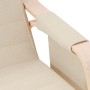 Cremefarbener Schaukelstuhl aus Stoff von vidaXL, Schaukelstühle - Ref: Foro24-351073, Preis: 146,81 €, Rabatt: %