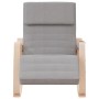 Silla mecedora de tela gris claro de vidaXL, Mecedoras - Ref: Foro24-351074, Precio: 140,71 €, Descuento: %